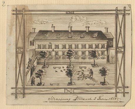 VUE DE STRASBOURG : MAISON D'ARRET DE LA RUE DU FIL_0